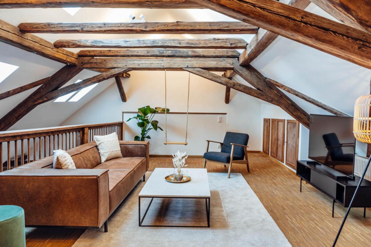 Jama - Grosses Design Apartment, Innenstadt, Wlan, Familie&Gruppen Coburg Eksteriør billede